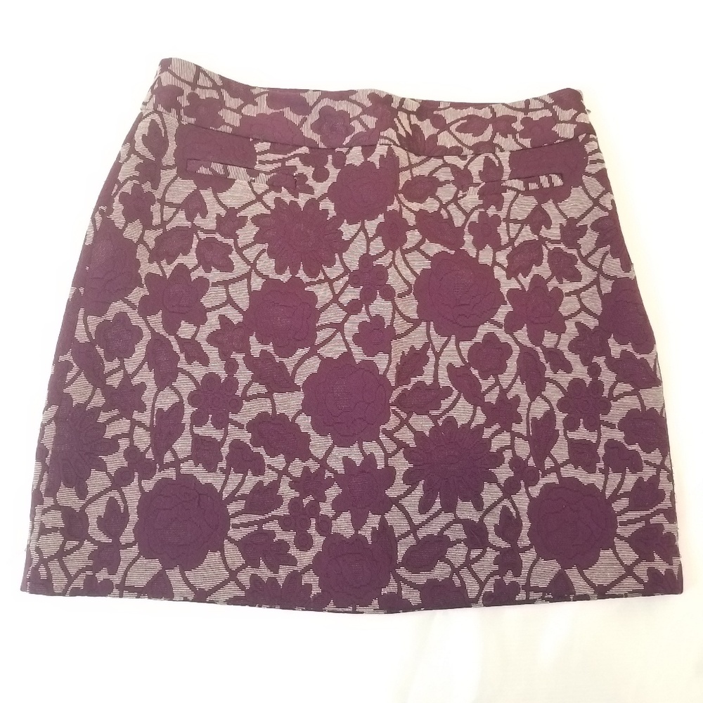 Ann Taylor LOFT | Embroidered skirt